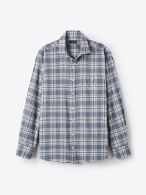 Shop Satoyama Slate and Grey Plaid