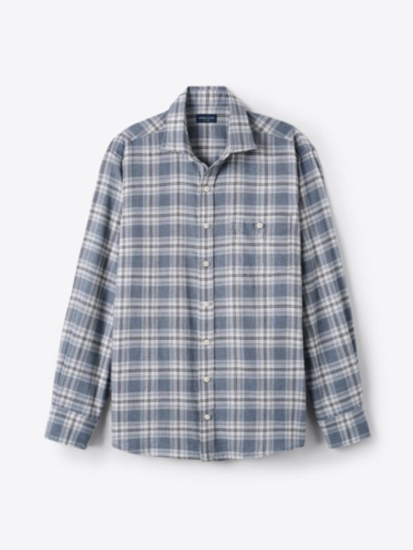 Satoyama Slate and Grey Plaid