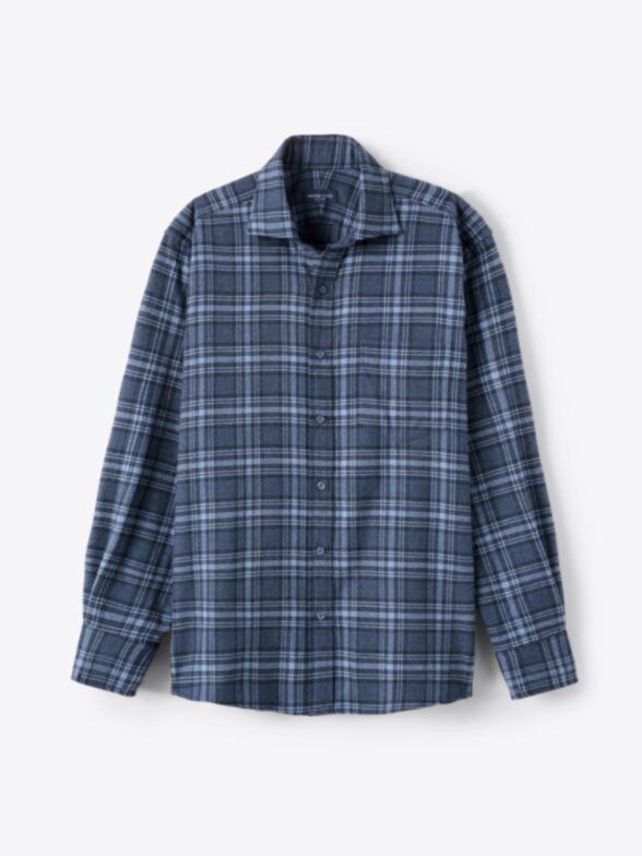 Canclini Slate and Sky Plaid Beacon Flannel Product Image