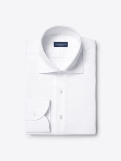 Shop White Wrinkle-Resistant Royal Herringbone