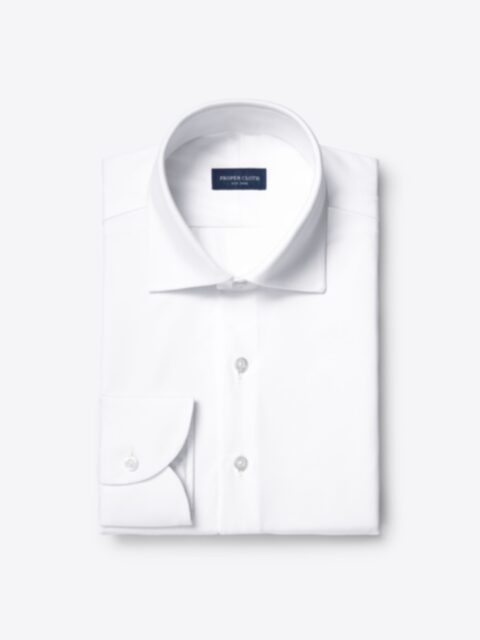 Shop White Wrinkle-Resistant Cavalry Twill
