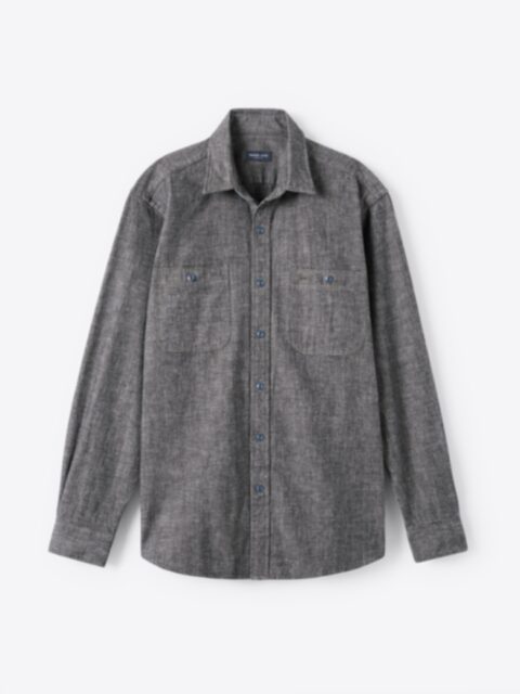 Shop Japanese Selvedge Heavy Black Chambray