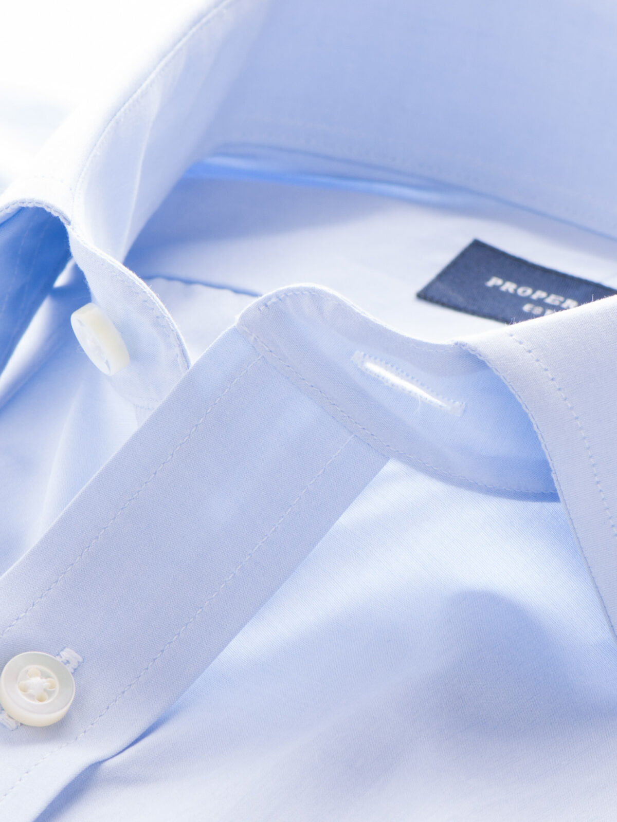 Men's Sky Blue Broadcloth Shirt