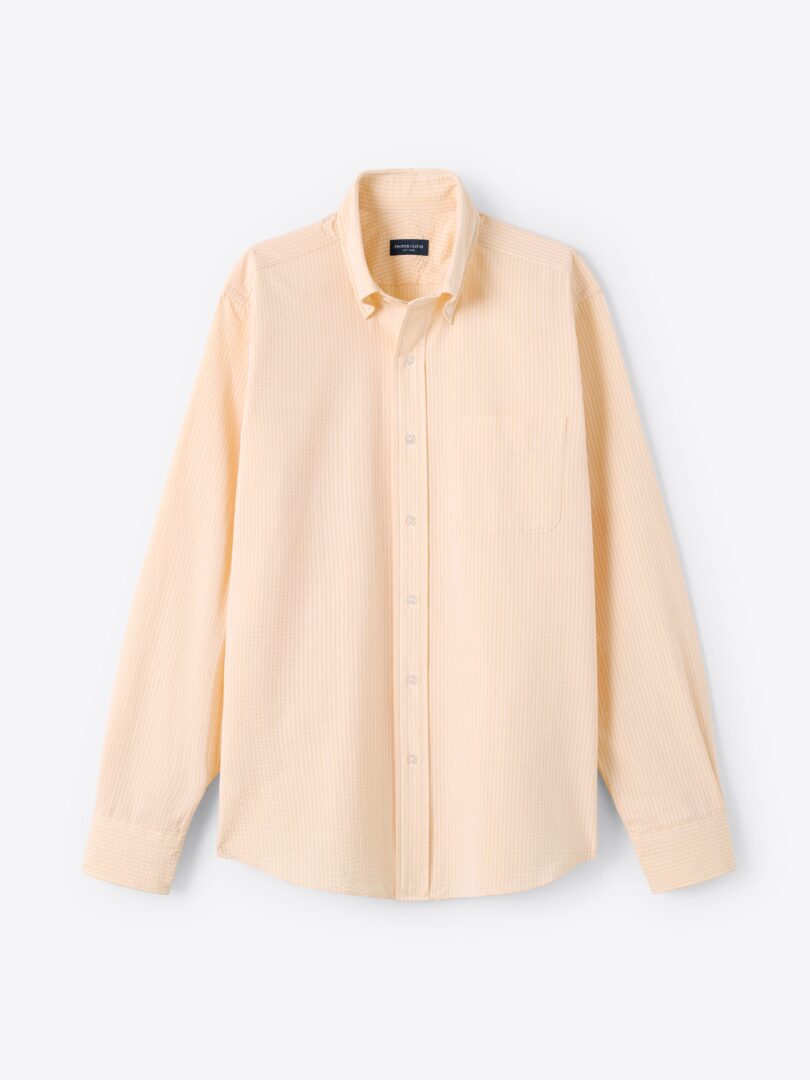 Men’s Portuguese Yellow Tonal Seersucker Thumb