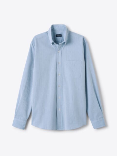 Shop Portuguese Light Blue Tonal Seersucker