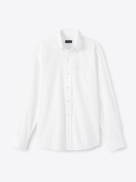 Suggested Item: Albini White Wide Seersucker