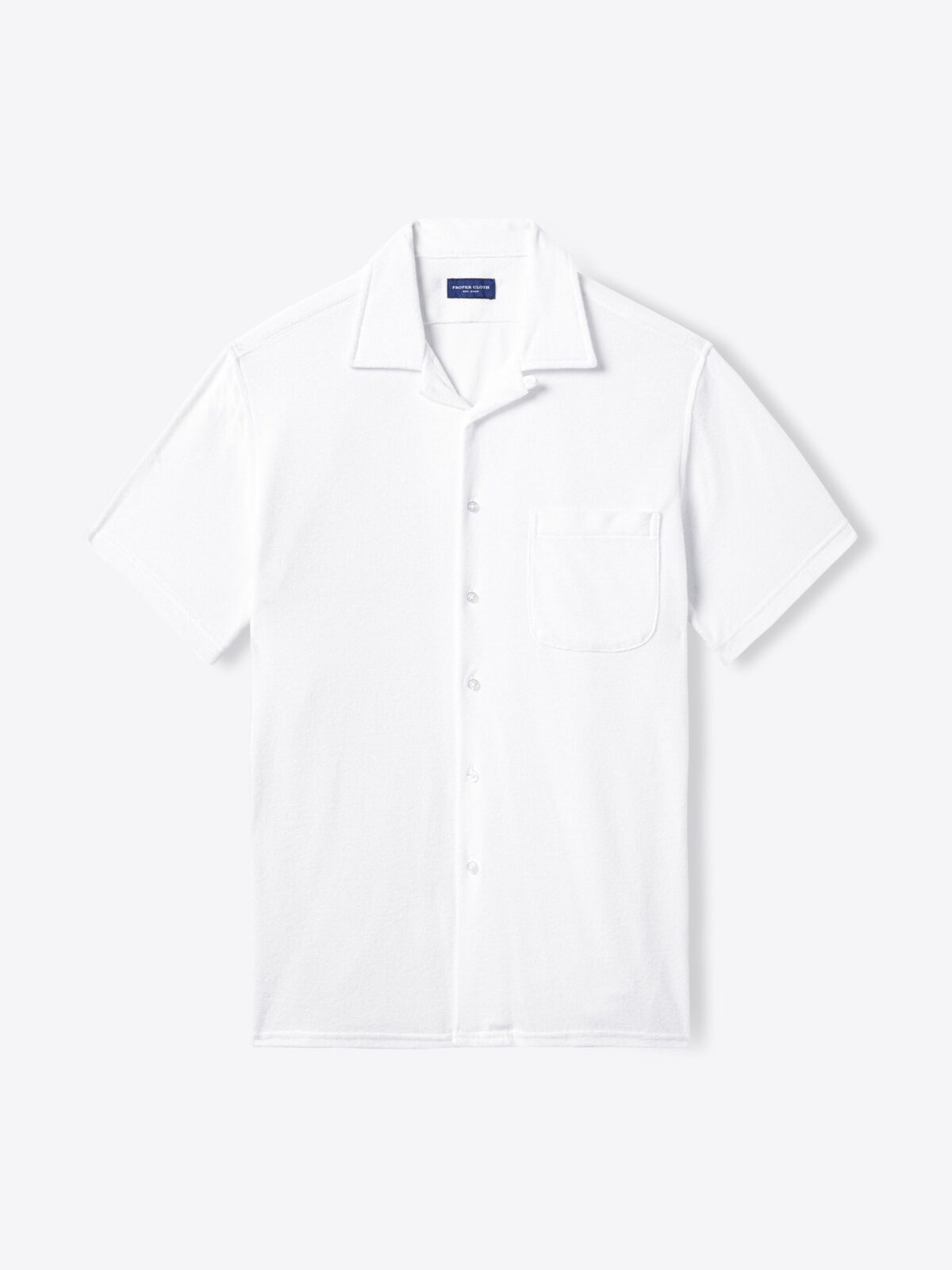 The Normal Brand Towel Terry Button Down Navy / L