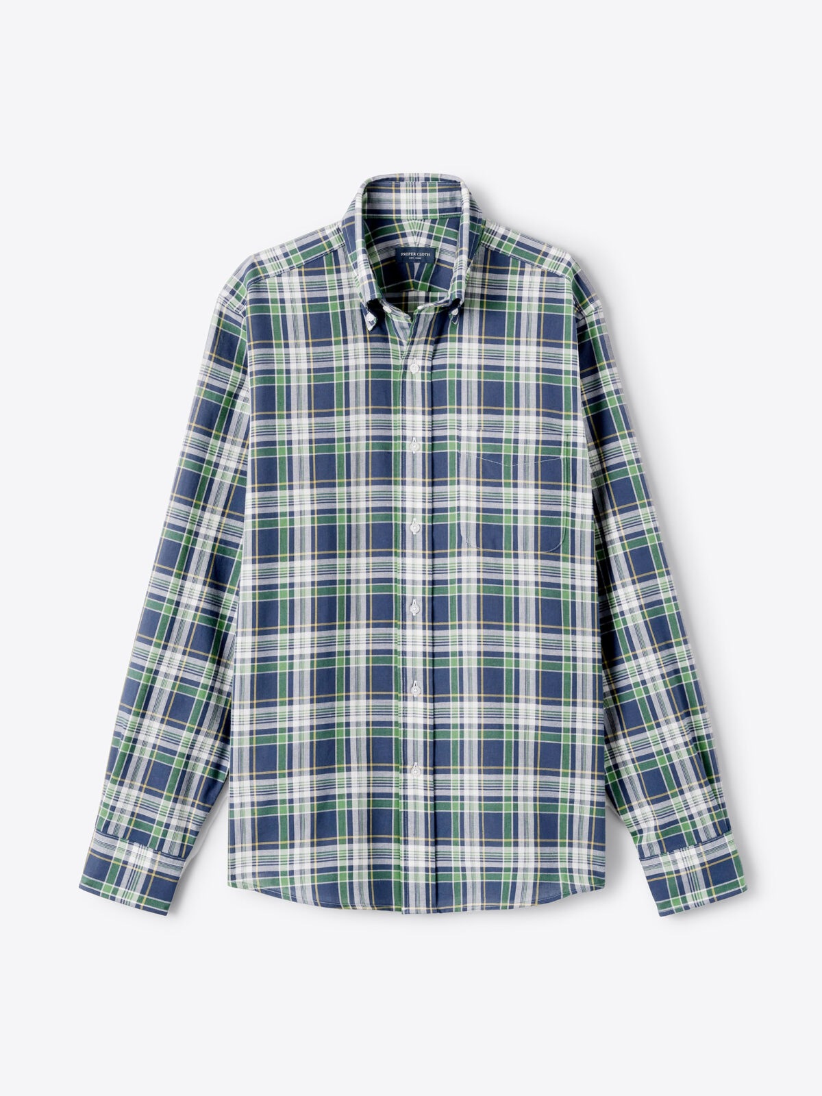 green emerald velvet dress Men's Green Blue Brushed Cotton Check Slim Fit Casual Shirt