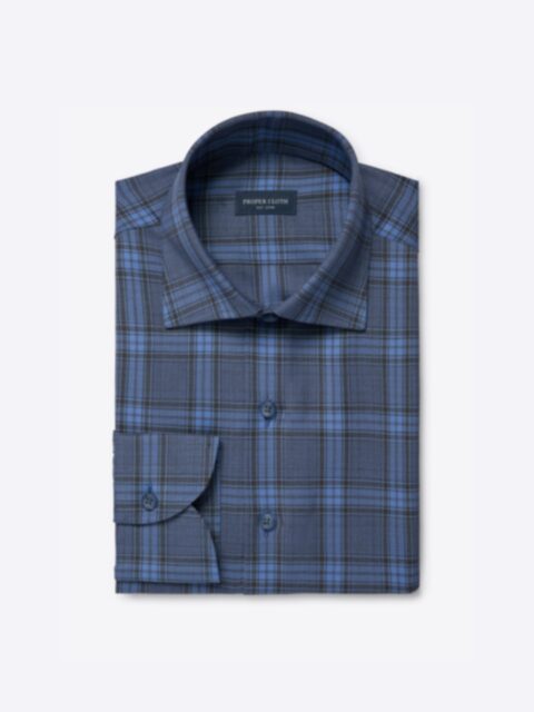 The Albini Performance Dress Shirt in Light Blue