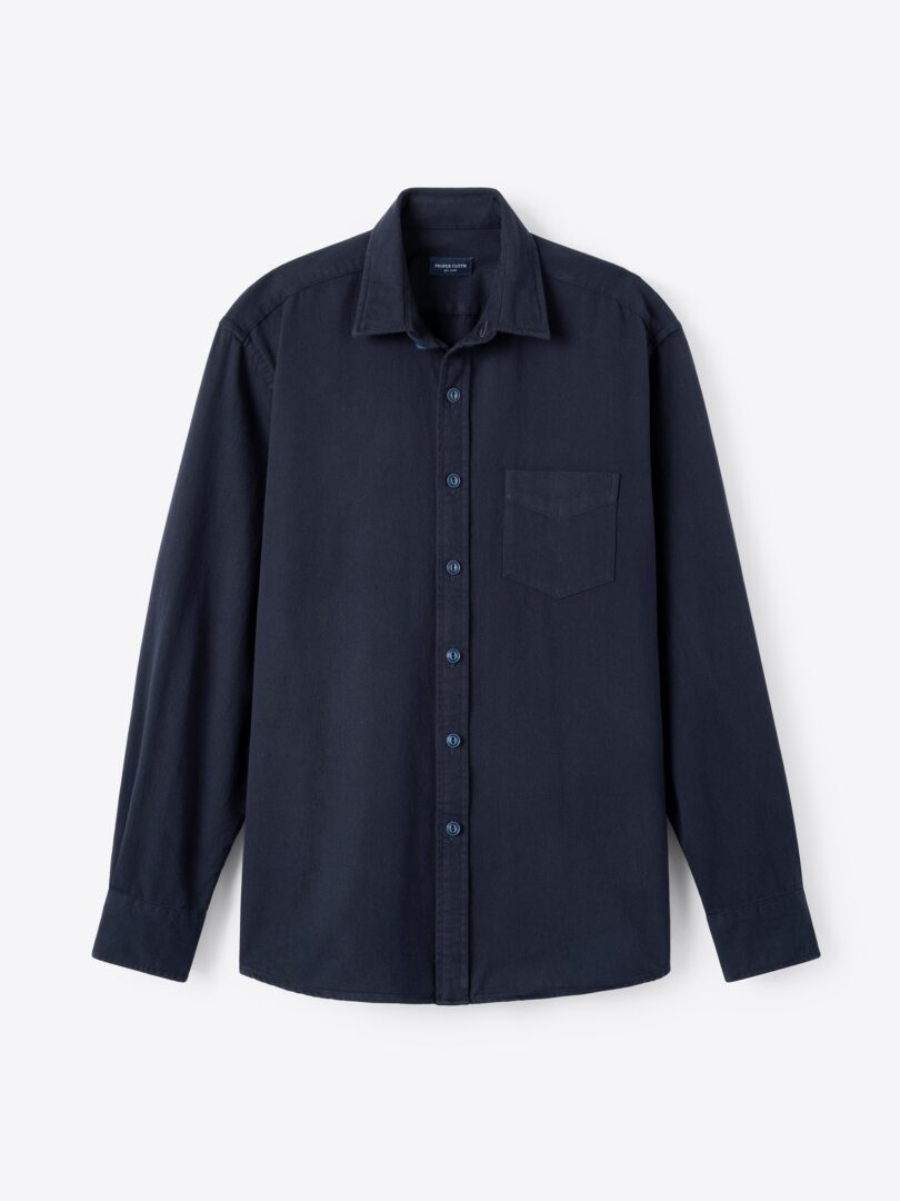 Japanese Navy Cotton Selvedge Twill 