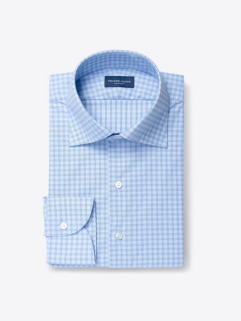 Shop Performance Blue End on End Check