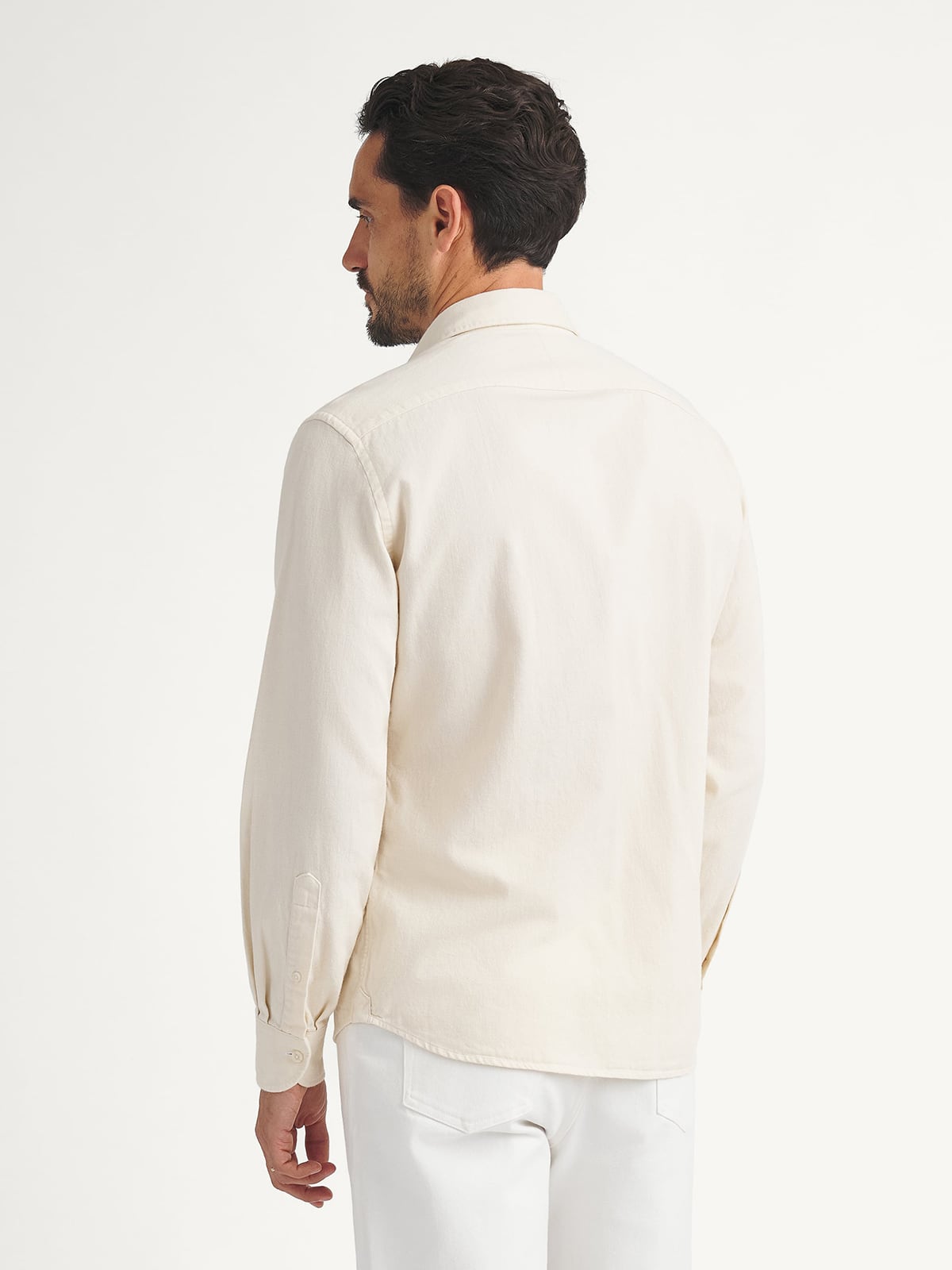 The Selvedge Twill Field Shirt in Cream