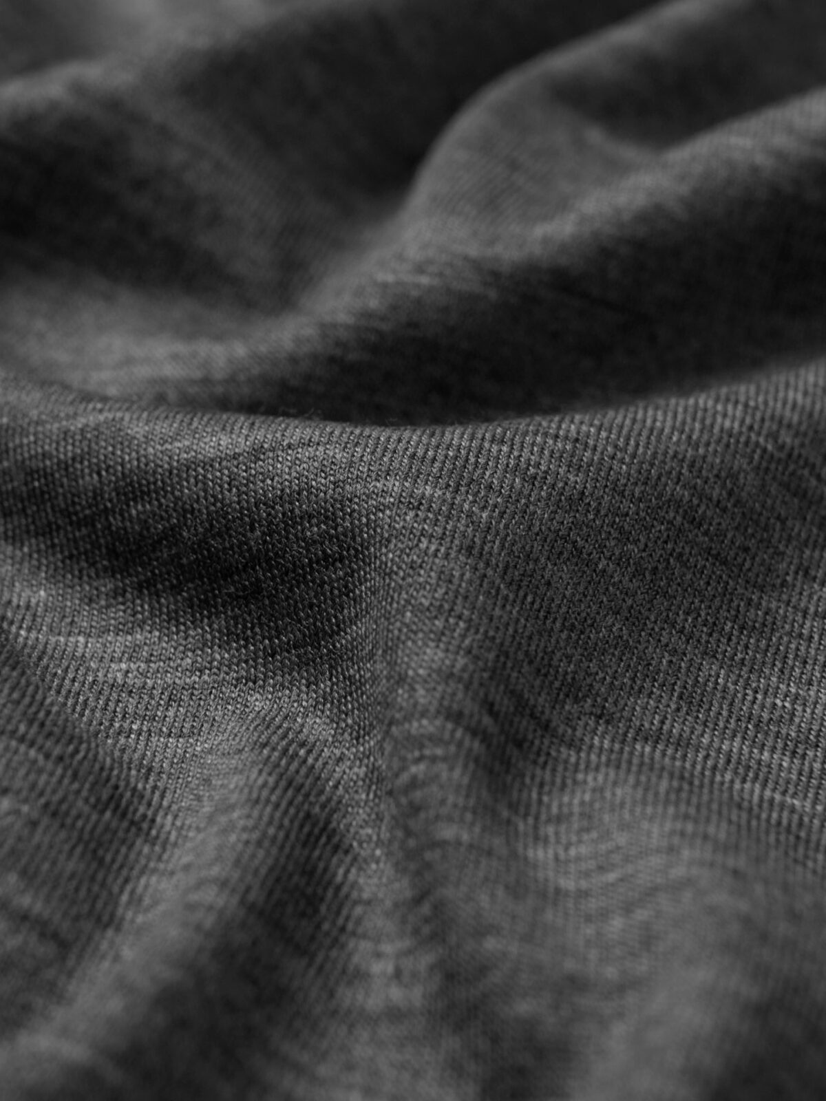 Reda Grey Melange Merino Wool Jersey Knit Shirts by Proper Cloth