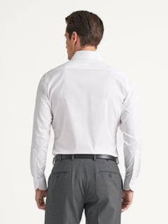knee length dresses for ladies White Performance Lightweight Dress Shirt | White Performance Lightweight Dress  Shirt main image 1