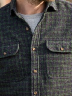 The Japanese Low Twist Shirt in Green Plaid The Japanese Low Twist Shirt in Green Plaid