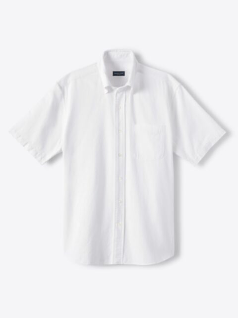 Shop Washed White Lightweight Oxford