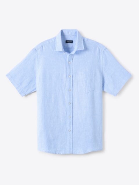 Shop Light Blue Washed Linen