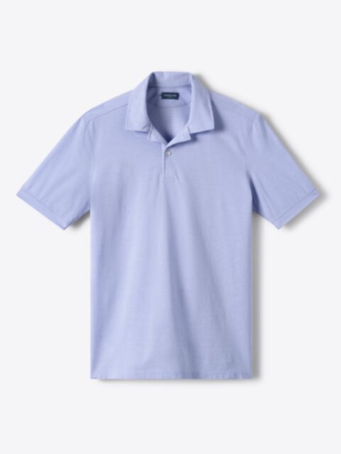 The Soft Touch Polo in Light Blue