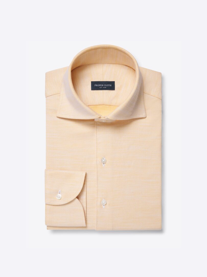Men’s Amalfi Gold Stretch Pique Thumb
