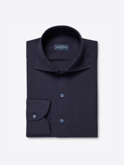 Shop Thomas Mason Navy Giro Inglese Weave
