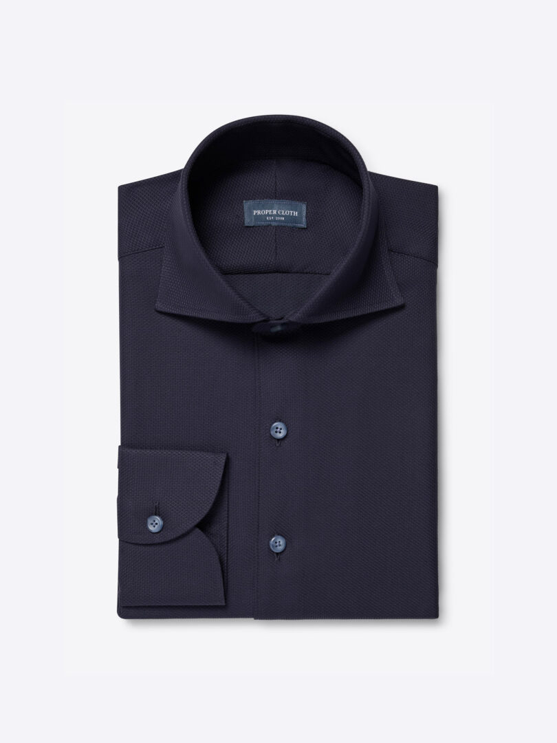 Men’s Albini Navy Giro Inglese Weave Thumb