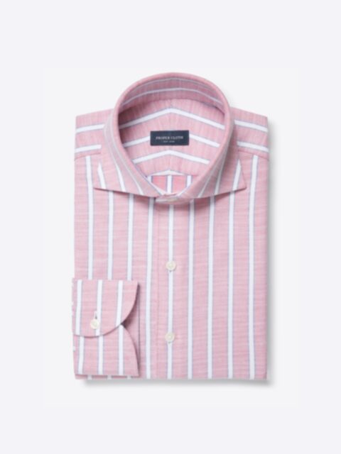 Shop Amalfi Red White and Blue Stripe Stretch Pique
