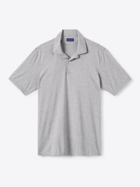 Shop Japanese Lightweight Grey Melange Jersey