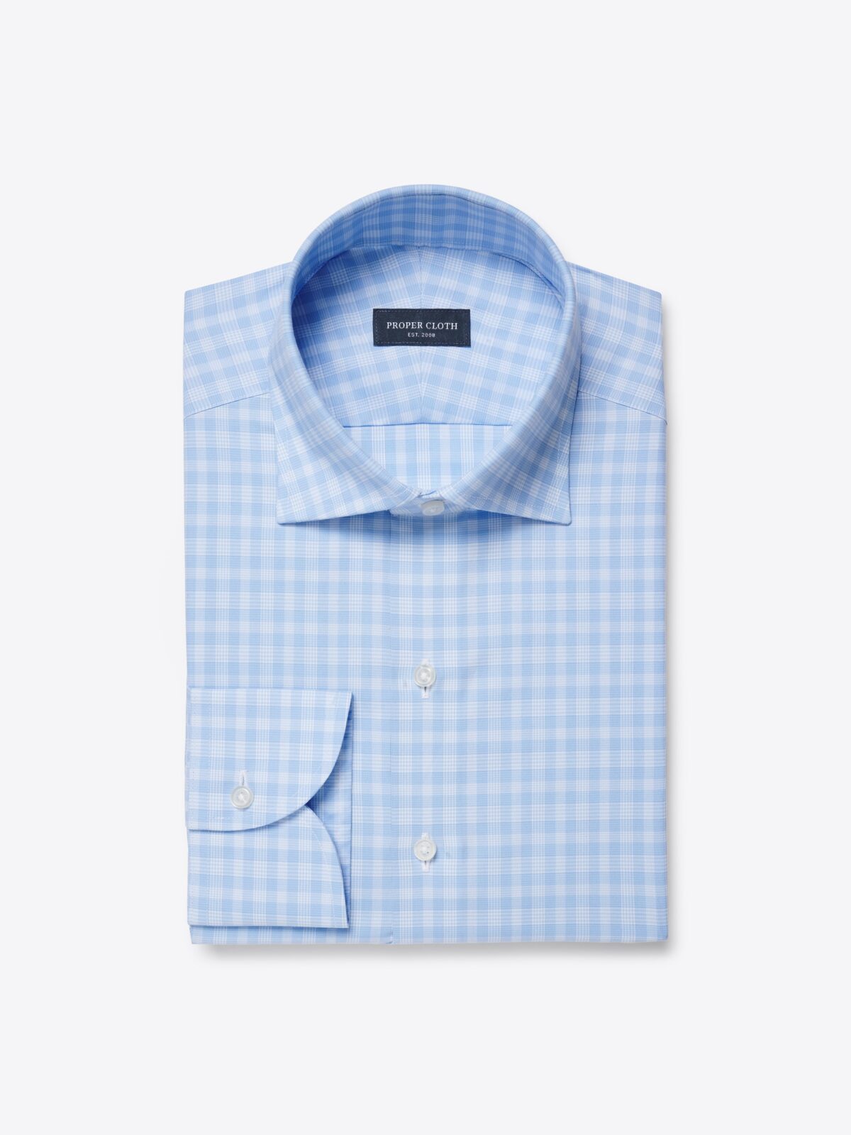 The Thomas Mason Wrinkle-Resistant Dress Shirt in Light Blue
