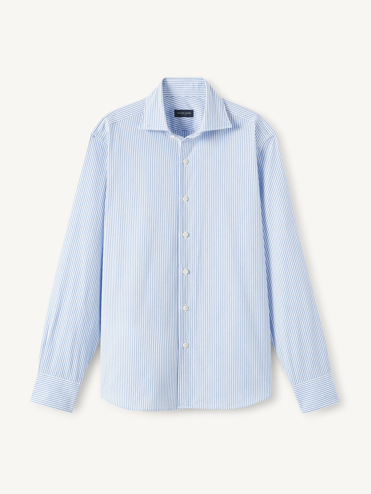 The Seersucker Shirt in Blue Stripe