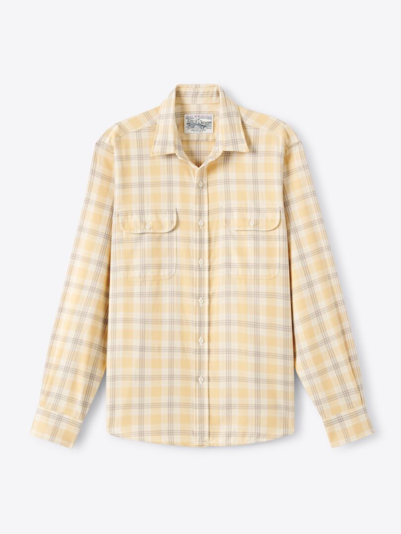 Men’s Faded Gold and Brown California Plaid Thumb