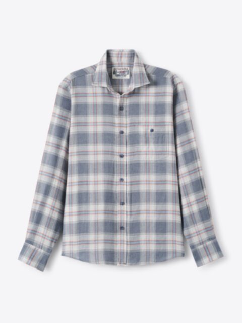 Shop Satoyama Light Grey Slate and Sky Plaid