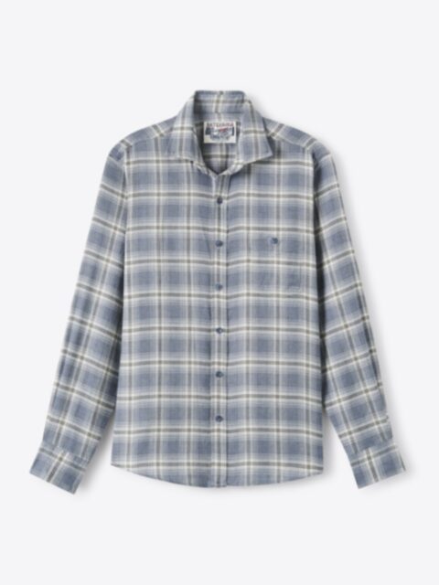 Shop Satoyama Grey and Sage Plaid