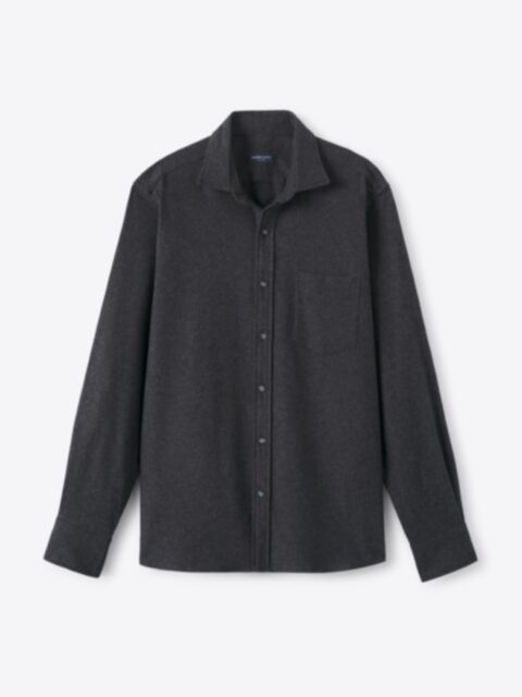 The Brushed Chambray Utility Shirt in Pine