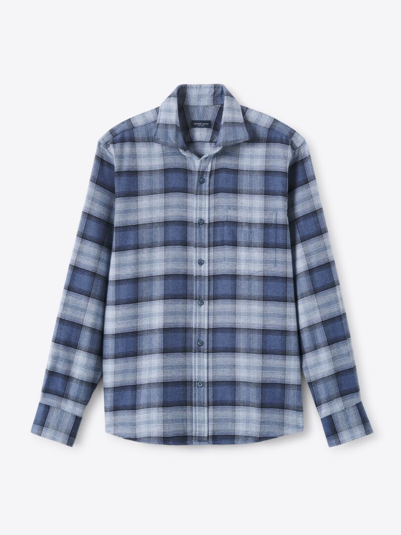Men’s Teton Tonal Blue Plaid Flannel Thumb