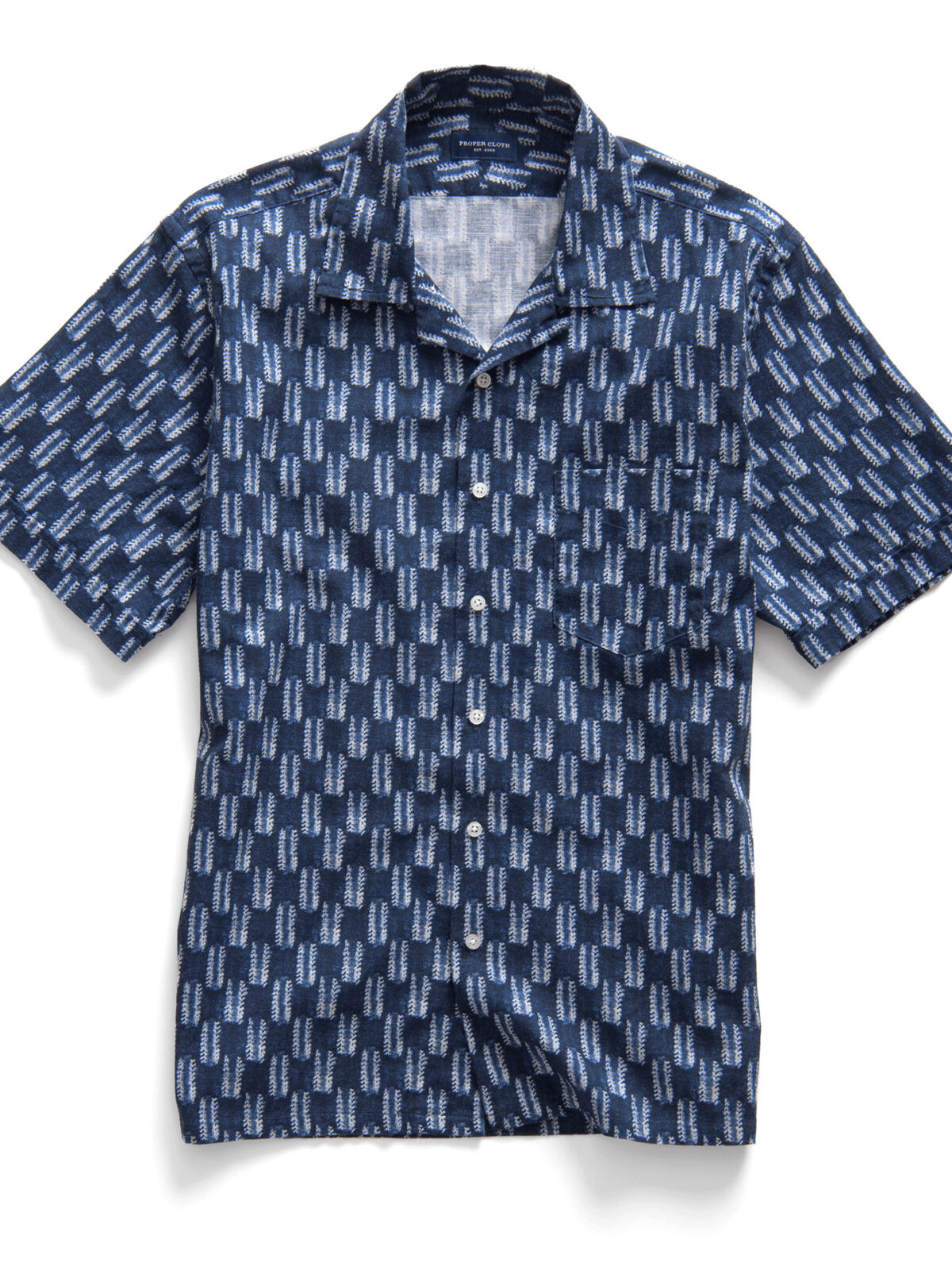 Monogram Shibori Short-Sleeved Shirt - Ready to Wear
