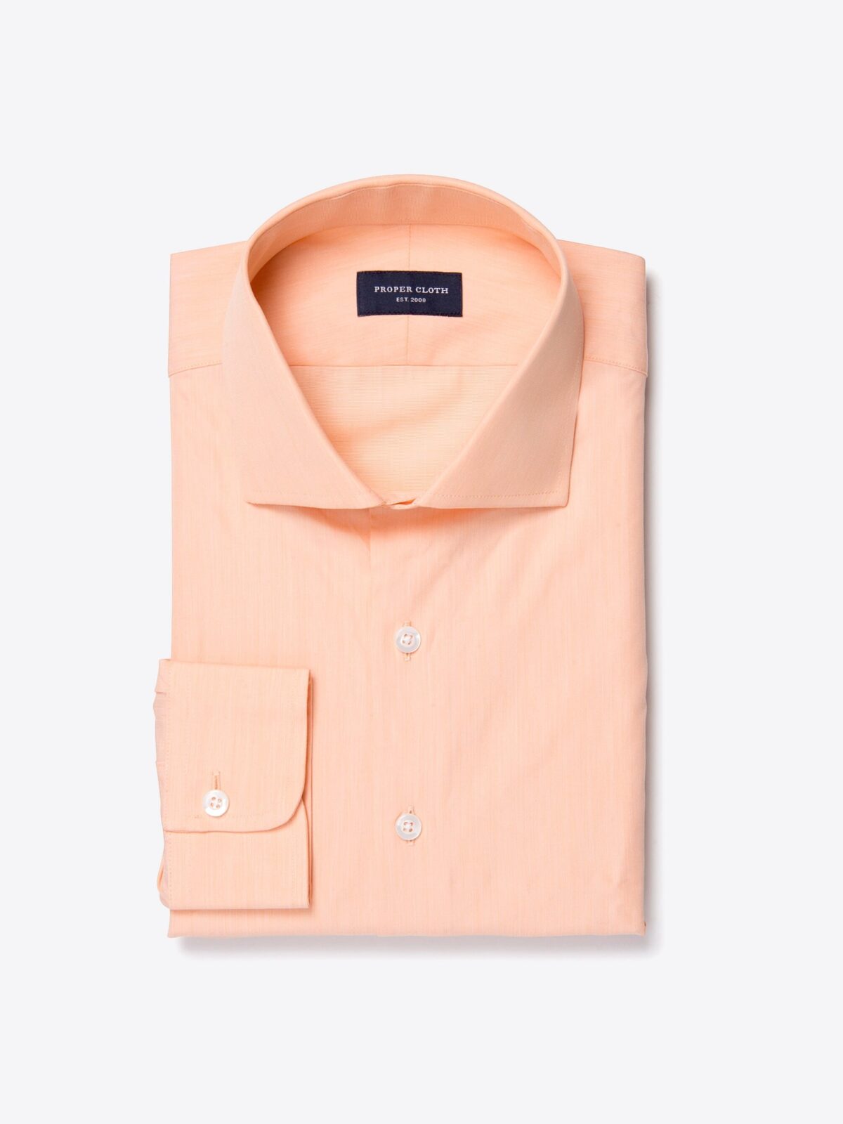 apricot dress shirt Les Deux Cotton-Linen Shirt for men