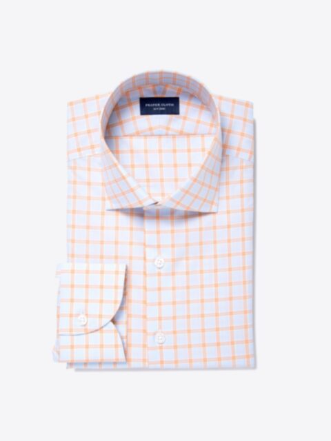 Shop Suffolk Light Blue and Orange Check