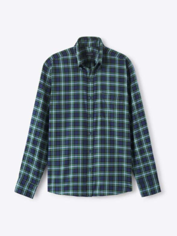 Thumb Photo of Portuguese Pine and Blue Gordon Tartan Twill