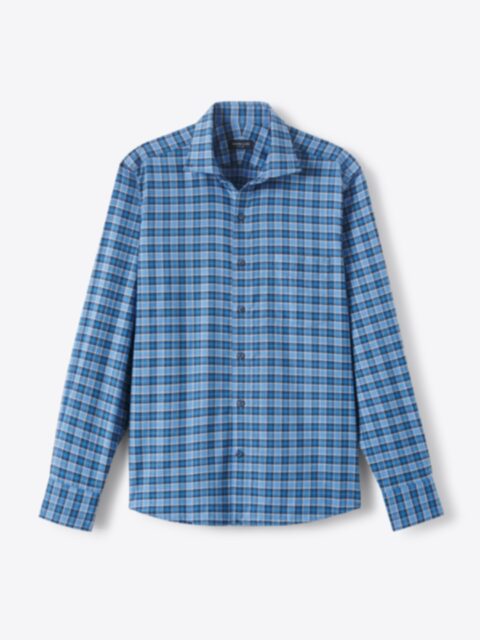 Shop Kent Sky and Royal Lightweight Flannel