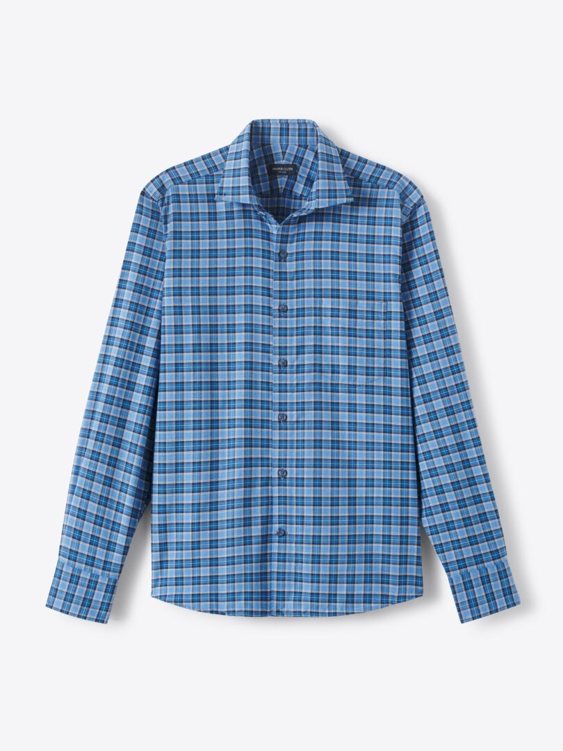 Men’s Kent Slate and Navy Lightweight Flannel Thumb