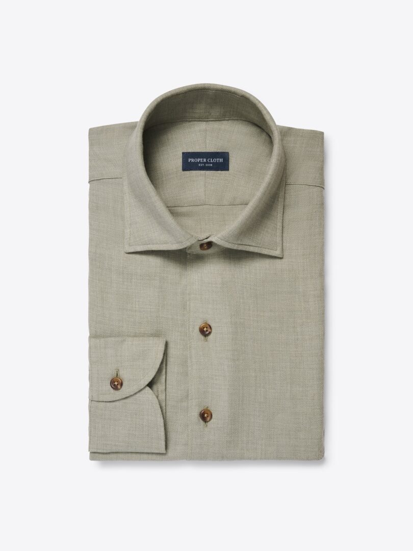 Men’s Thomas Mason Laurel Cotton and Cashmere Flannel Thumb