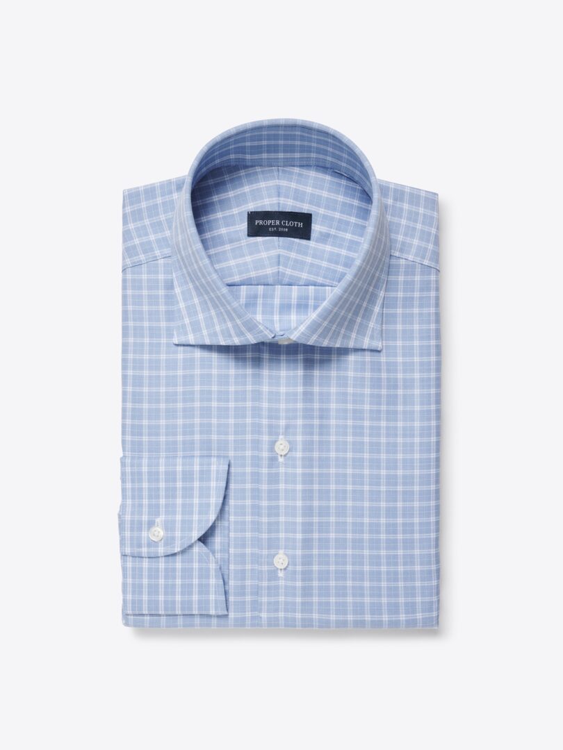 Men’s Mayfair Wrinkle-Resistant Slate and White Plaid Thumb