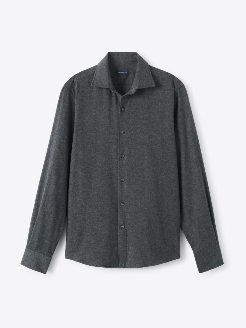 Canclini Charcoal Herringbone Beacon Flannel 