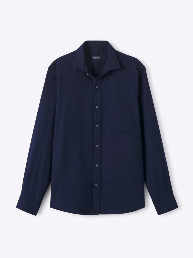 Men’s Teton Navy Twill Flannel Thumb