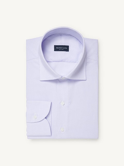 The Thomas Mason Superfine Twill Dress Shirt in Pink