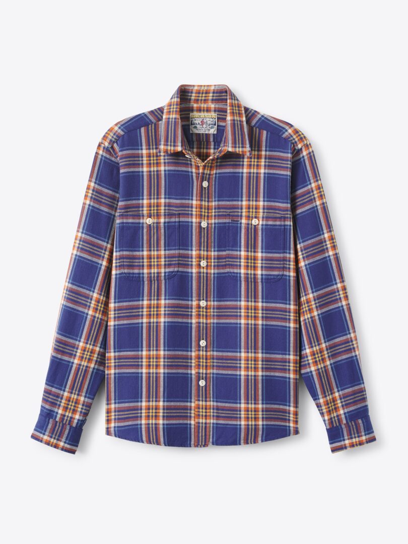 Men’s Jackson Blue Red and Gold Country Plaid Thumb