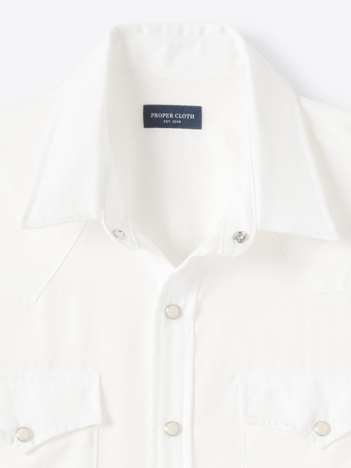 The Tencel Western Shirt in White