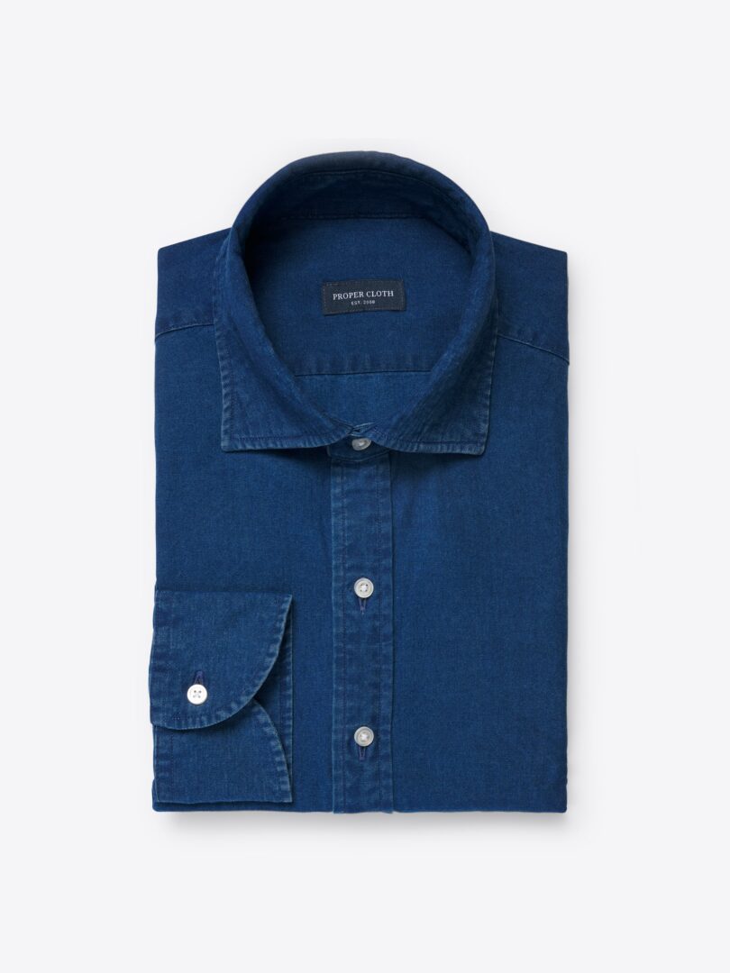 Men’s Sidogras Indigo Weft Denim Twill Thumb