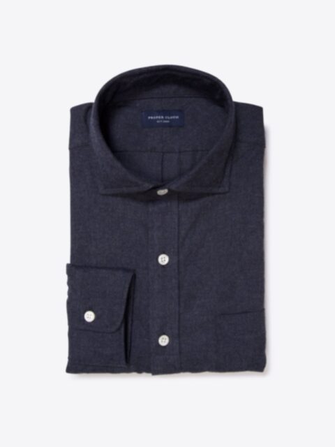 Shop Slate Blue Heathered Flannel