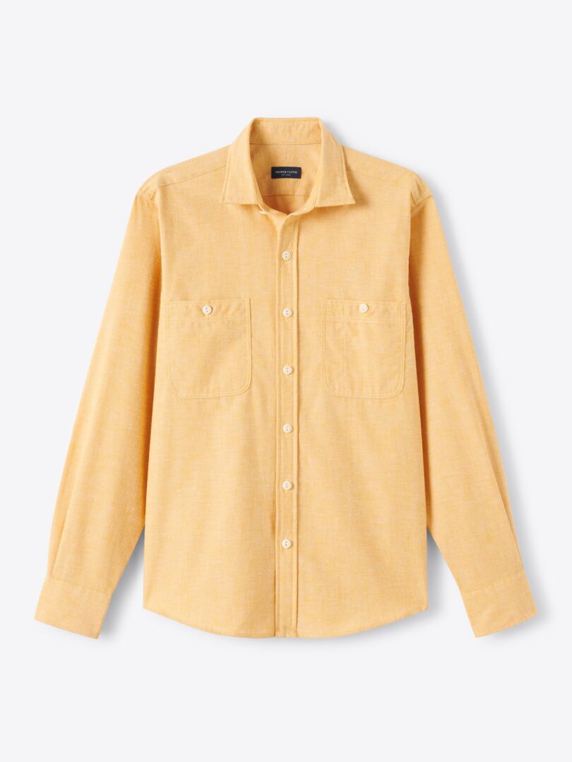 Men’s Portuguese Marigold Brushed Chambray Thumb